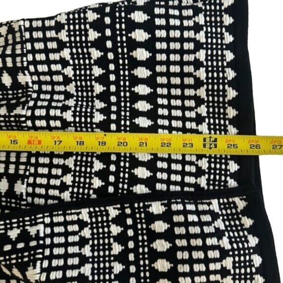 NWT Chico's Black & White Knit Cardigan Sweater Removable Faux Fur Collar XL - Picture 13 of 13